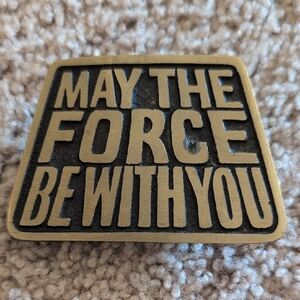 Vintage Star Wars Brass Belt Buckle